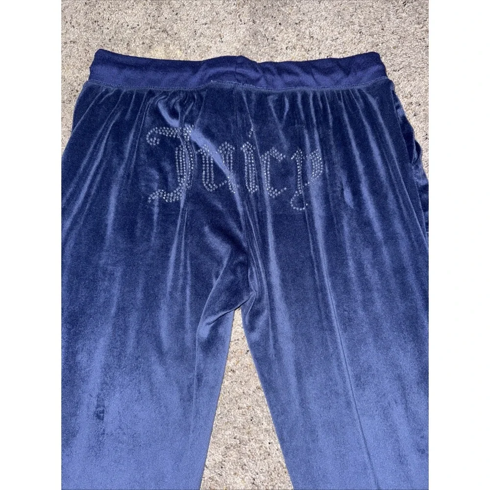 Juicy Couture Woman's‎ XL Velour Blue Lounge Sleepwear Jogger pants
